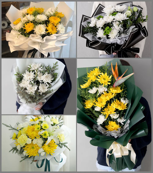 河南南阳卧龙区潦河坡镇袁沟村白事花束代送